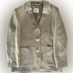 Aritzia Wilfred Beige Blazer